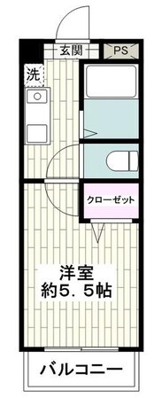 サンハイツ湘南の物件間取画像